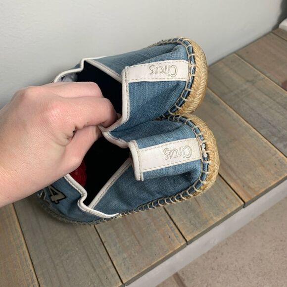 Circus by Sam Edelman Blue Fries Before Guys Slip On Espadrille Loafer Shoe - Picture 7 of 9